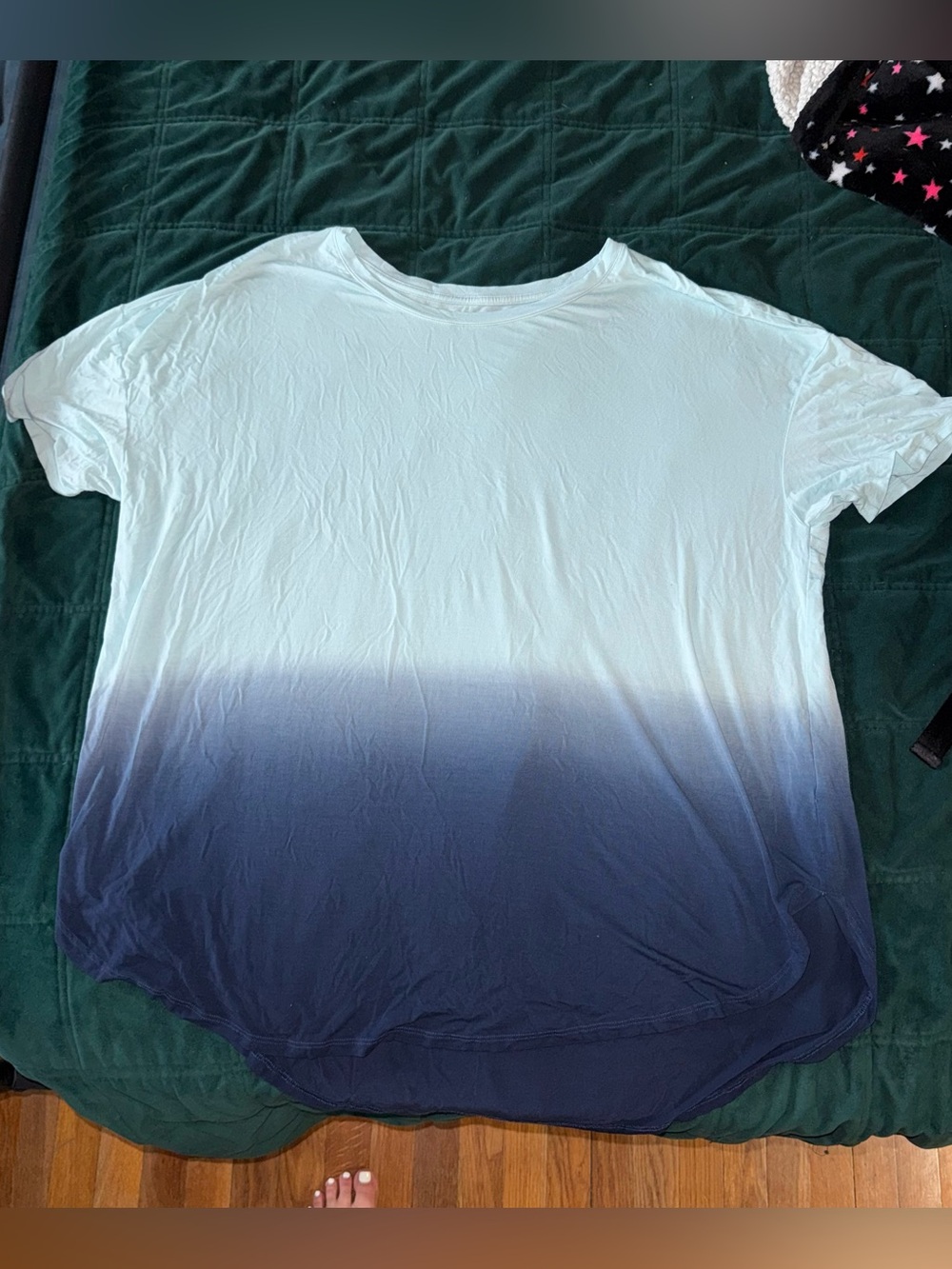 Time and Tru ombré short sleeve top XXL